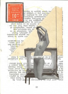 19-Collage papier série femmes 2 18.5x22.5